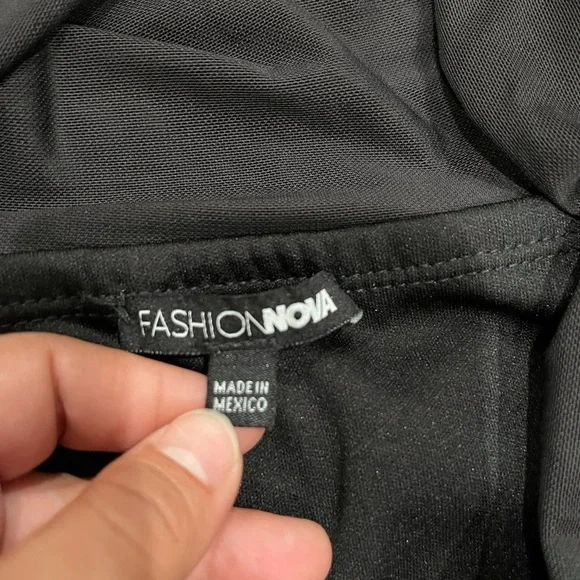 Fashion Nova Black Long Sleeve Dress - Picture 7 of 15